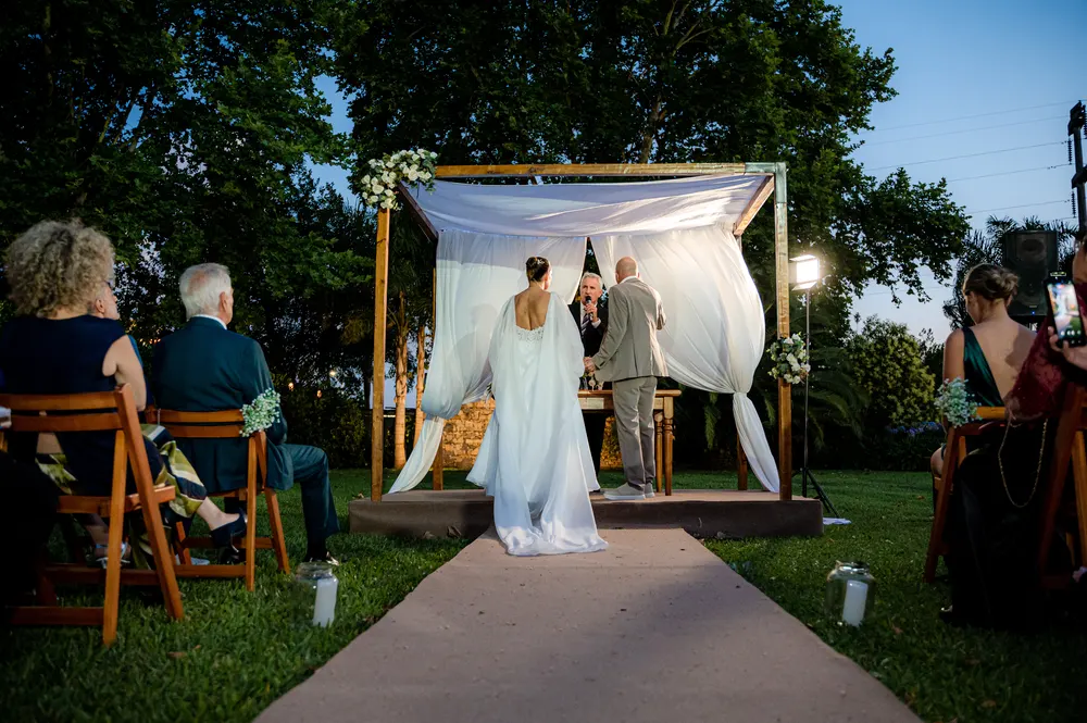 Invitados celebrando un casamiento en Puro Pilar