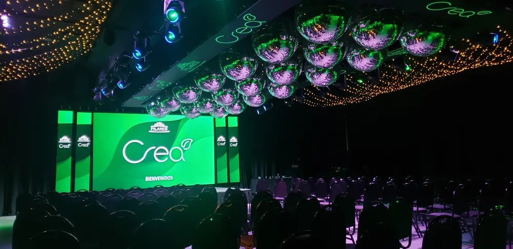 Presentación de producto en el salón